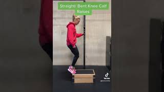 Straight/ Bent Knee Calf Raises