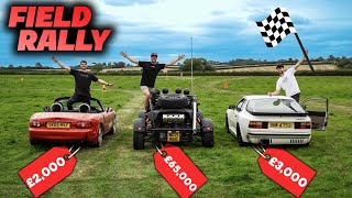 OFF ROAD CAR RACE HAS UNEXPECTED RESULT!! Ariel Nomad VS Mazda mx5 VS Porsche 944