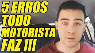 5 ERROS QUE TODO MOTORISTA UBER & 99POP FAZ !!!