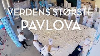 Verdens største pavlova - 88 kvadratmeter | TINE Kjøkken | Worlds Largest Pavlova