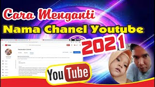 cara ganti nama channel youtube 2021