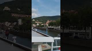 A boat ride on the Neckar river in Heidelberg. Germany. #travel #spring #tram #beach #birds #nature