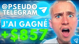 GAGNER DE L'ARGENT AVEC VOTRE PSEUDO NFT TELEGRAM !