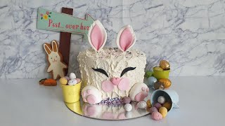 How to make an easy Bunny Rabbit Cake. Method in description.