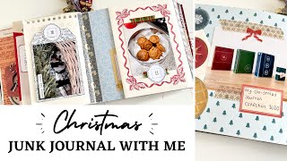 Junk Journal With Me | Christmas 2020 | December Ep 03 | Journaling Process