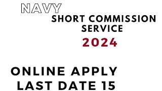 Pakistan Navy Short Service Commission (SSC) Jobs : SSC Operation Branch Job information 2024 online