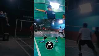 Netting Tipis Badminton #shorts #trickshot #badminton #kevinsanjaya