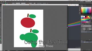 Step 3 - Using the Pen Tool in Illustrator