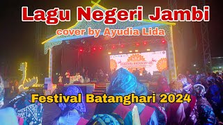 Negeri Jambi cover by Ayudia Lida di penutupan Festival Batanghari 2024