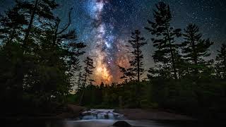 Milky Way in Adirondack Mountains 4K