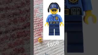 How to make your own Lego security guard. #lego #shortsvideo