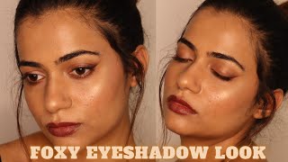 Foxy Eyeshadow Look | Step by step tutorial to create foxy eyes | Richa Patil