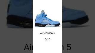 Rating Air Jordans! #shorts