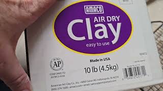 AIR DRY clay review WOW! AMACO,  #clay #ornaments #christmas