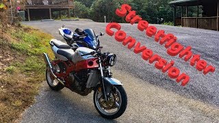 Kawasaki ZZR600 Streetfighter Conversion