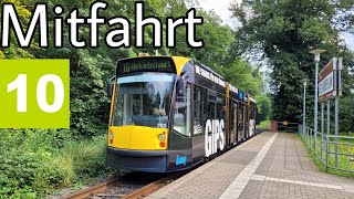 Straßenbahn Nordhausen | Mitfahrt | Combino Duo | Linie 10 | Südharz-Klinikum - Ilfeld Neanderklinik