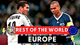 Rest of The World vs Europe 5-2 All Goals & Highlights ( 1997 Friendly )