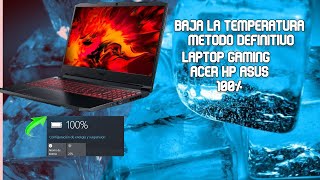 GUIA DEFINITIVA 2022!! baja la temperatura de tu laptop gaming #nitro5 #hppavilion #asus