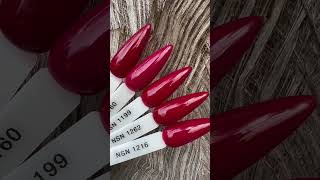 Czerwone Pudry Tytanowe Manicure Tytanowy NSN New Style of Nails #paznokcie #nails #nailstyle #fun