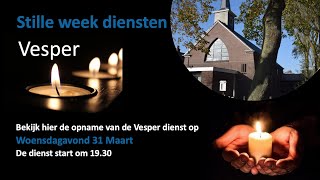 Vesper woensdag 31 maart 2021