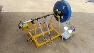 How To Make Amazing Flywheel Free Energy 4 Spring System Free Electricity at Home