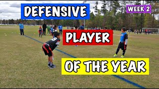 Defensive Player of the YEAR | Youth Flag Football