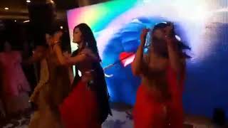 Punjabi remix sisters dance sangeet engagement