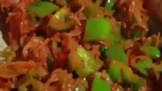 குடைமிளகாய் பொரியல் (capsicum fry) in simple way