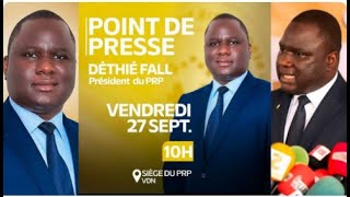 🔴DIRECT | CONFÉRENCE DE PRESSE DETIE FALL