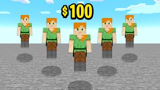 Last to stop jumping in Minecraft wins $100 - Challenge