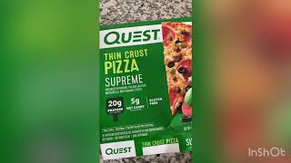 Keto Lunch!  Quest Pizza!