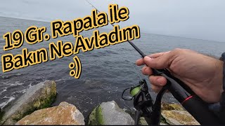 19 gr. Rapala İle Bakın Ne Yakaladım😂Kısmetten Öte Köy Yoktur😂 #keşfet #balıkavı #balık #lrf #olta