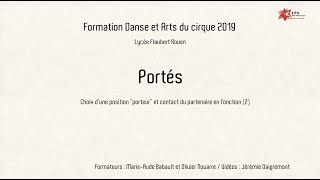 Initiation aux portés : choix position porteur et contact 2ème exemple