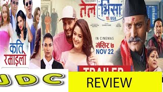 TEL VISA NEW NEPALI MOVIE REVIEW/ BY JDC FILMIWOOD