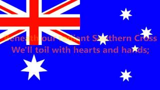 Advance Australia Fair - National Anthem of Australia (English lyrics)