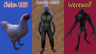 Werewolf, chickens defense 100m zombies - Ultimate Epic Battle Simulator 2