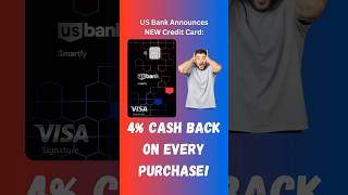 US Bank Smartly Visa - 4% on EVERY Purchase! 💳💵                     #shorts #short #shortvideo