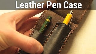 Leather Pen Case | Кожаный футляр для ручек