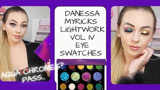 Danessa Myricks Lightwork Vol IV‐ Transcendence Palette. Live Eye Swatches. Is it worth $125??