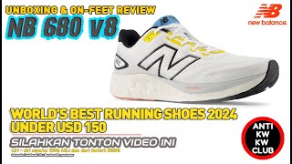 Unboxing & review on feet NEW BALANCE FRESH FOAM 680 V8 M680LW8 WORLD'S BEST RUNNING SHOES 2024