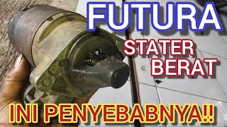 PENYEBAB STATER CARRY FUTURA BERAT,jangan buru-buru ganti aki!