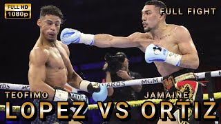 Teofimo Lopez vs Jamaine Ortiz |Full Fight| 1080 #boxingnews