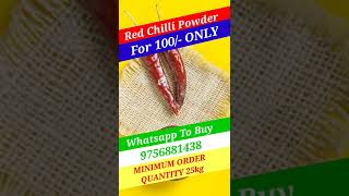 Red Chilli Powder Price | Homemade Red Chilli Powder | topindianspices.com 20 July 2022