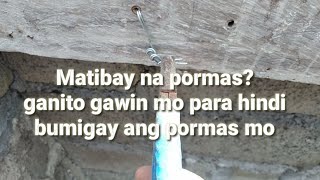 idea sa paggawa ng matibay na pormas,