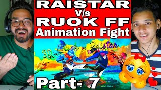 RUOK VS RAISTAR PART 7🔥| 3D ANIMATION MONTAGE FREE FIRE | Reaction Video | GOPAL Vlogs & Gaming  ‎