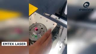 Fiber laser marking Datamatrix | DMC Code  on Mild Steel (MS) - EMTEX