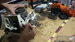 Cara Mudah Rakit Mesin Stihl Seken Original 440 Part4