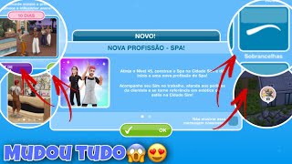 ATUALIZEI O THE SIMS FREEPLAY E MUDOU !!😱❤️