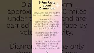 5 Fun Facts about Diamonds.