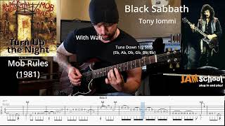 Black Sabbath Turn Up the Night Guitar Solo with TAB